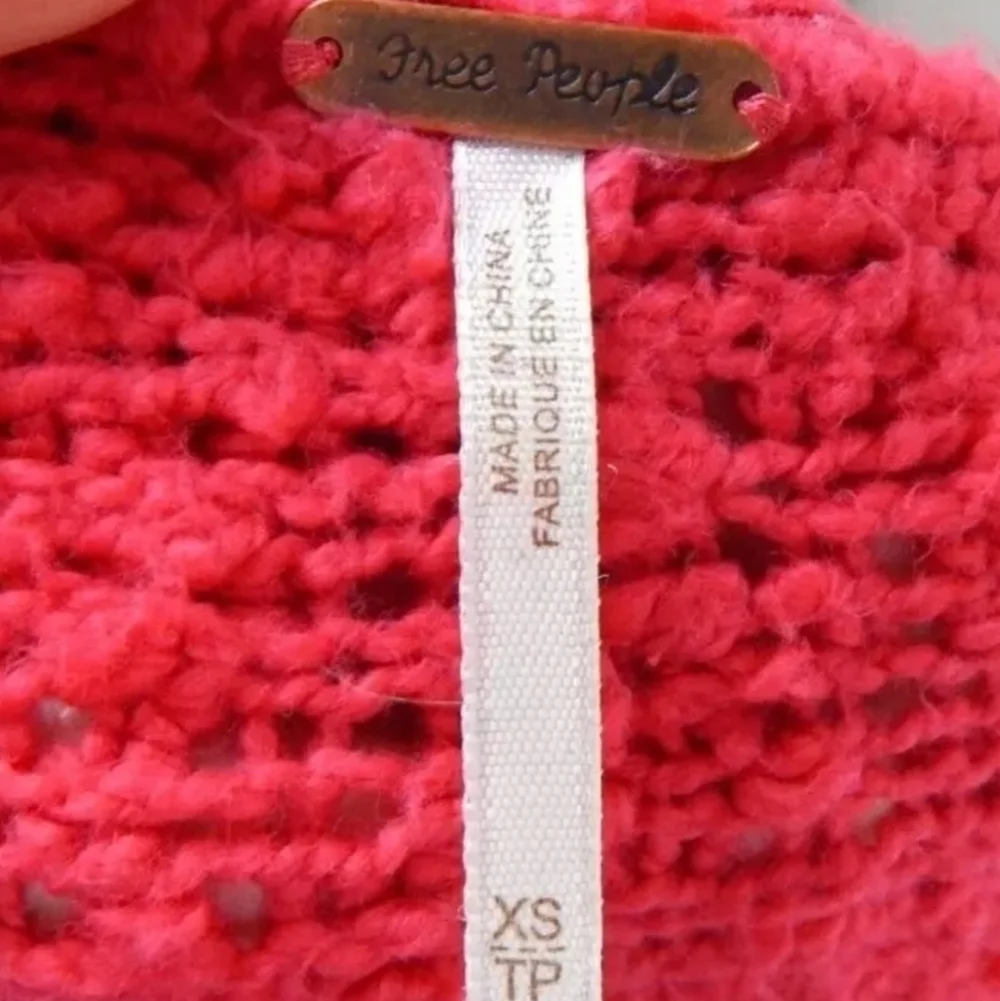 Free People Songbird Nubby Textured Sweater